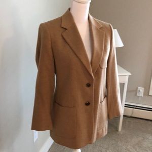 Camel hair blazer